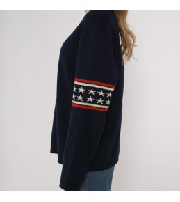 Navy Crewneck Sweater